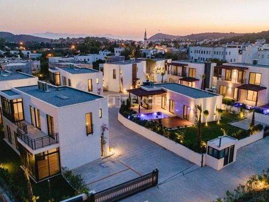 3-Bedroom Apartments with Private Gardens in Gümüşlük Bodrum