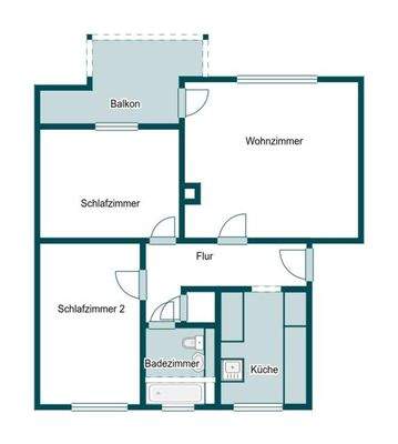 Grundriss Skizze 2.OG