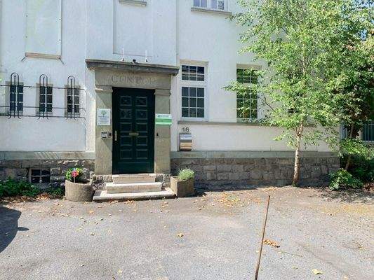 Eingang zur vermieteten Bürofläche