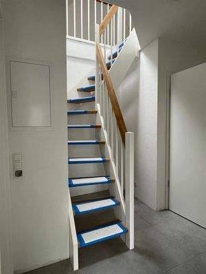Treppe ins Dachgeschoss