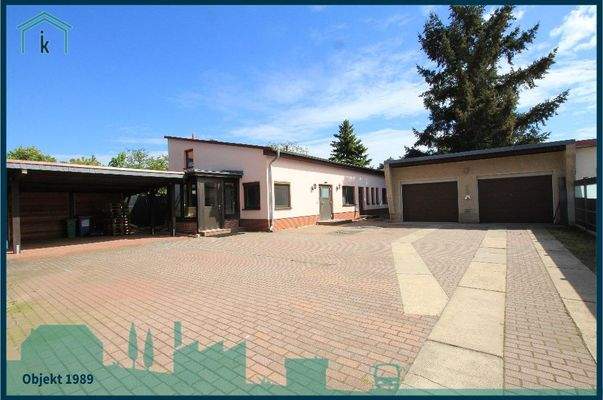 1989 Blick über den Hof