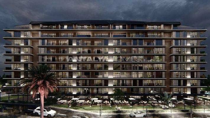 Flats in a Luxury Project 200 m from the Sea in Antalya Lara
