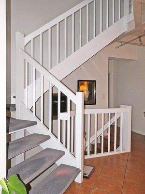 Treppe zum Obergeschoss