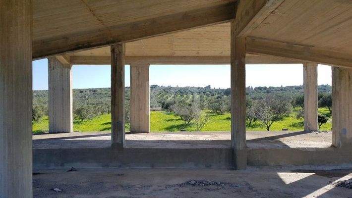 Kreta, Venerato: Einfamilienhaus im Rohzustand zu verkaufen