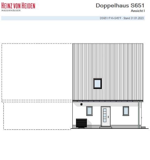 NEUBAU DOPPELHAUSHÄLFTE Nr. 1 von 4   Massivbauweise Stein auf Stein und neuester Technik