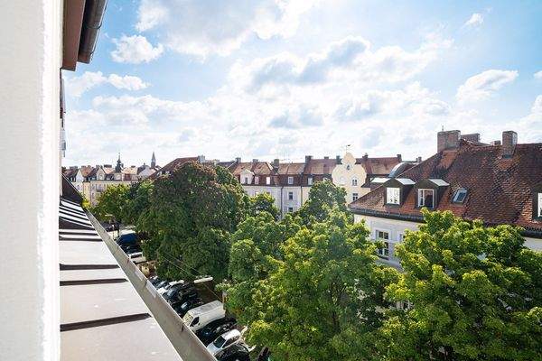 Aussicht vom Dachgeschoss