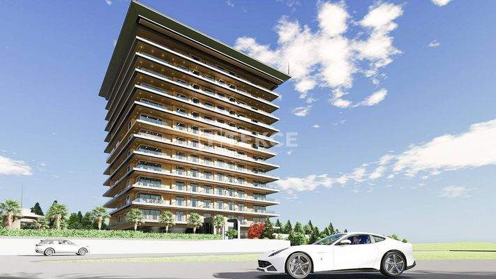 Elegant Real Estate 300 M from the Sea in Alanya Tosmur