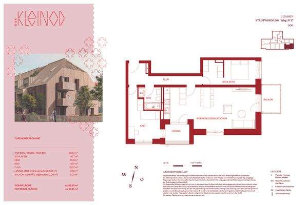 Grundriss Wohnung 17