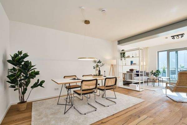 Wohn‑ / Essbereich mit harmonischer Wohlfühlatmosp