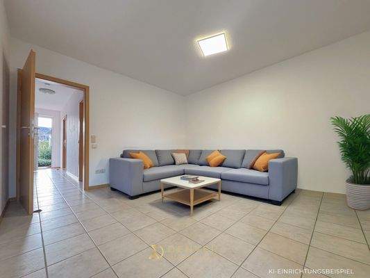 ELW: Wohnzimmer mit KI-Möblierung