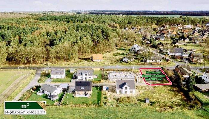 Adlerperspektive - Baugrundstück in 21354 Westergellersen