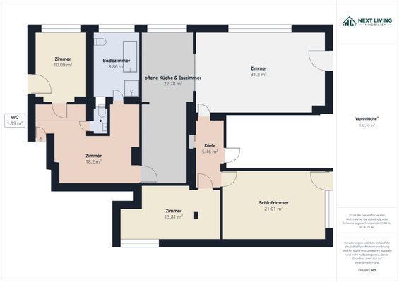 Grundriss Erdgeschoss 