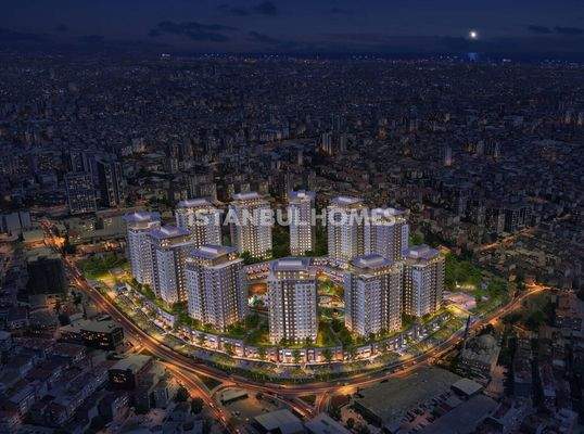 Elegant Apartments in an Extensive Project in Bagcilar