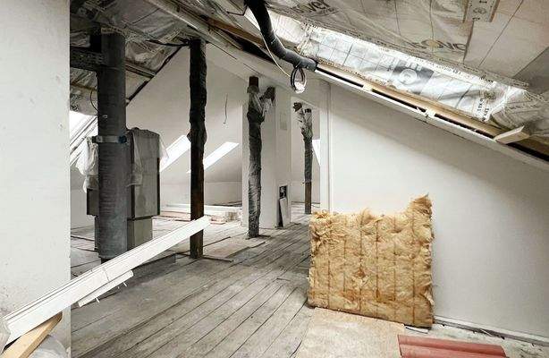 Ausbaufläche Dachgeschoss circa 60 qm Nutzfläche