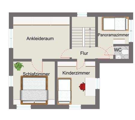 Grundriss 2. Obergeschoss