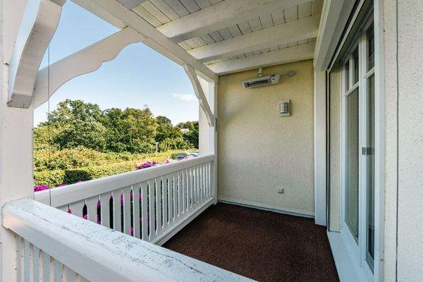 Der großzügige Balkon