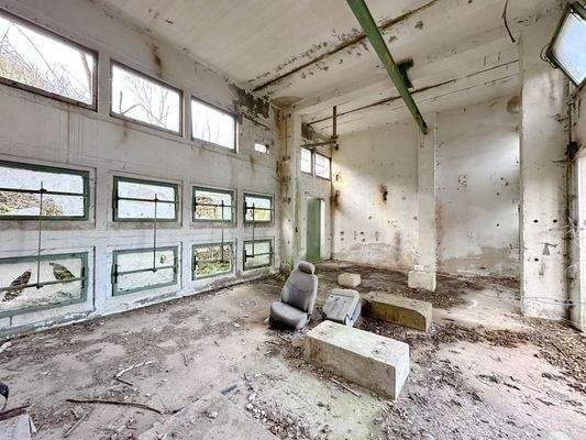 Lagerhalle Innenansicht