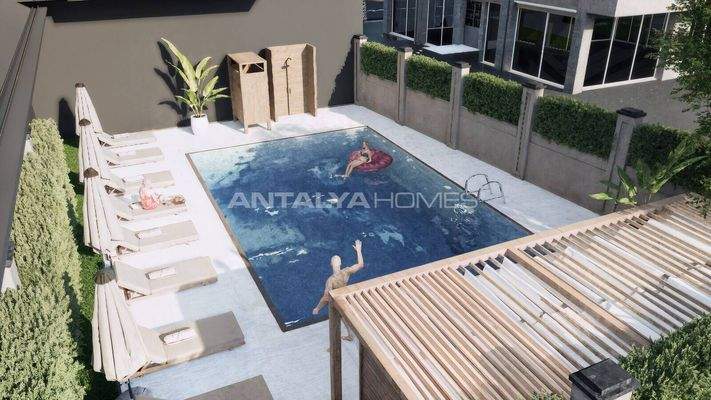 Duplex Flats in a Complex with Pool and Gym in Alanya Center