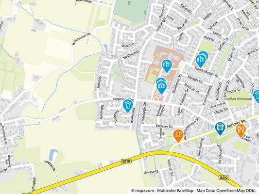 Geolyzer Kartenausschnitt