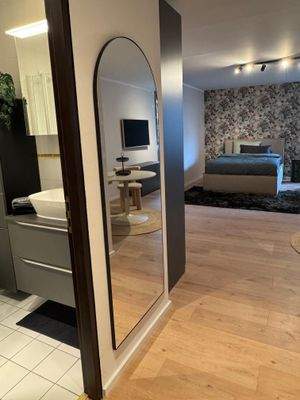 Apartment  I  Eingang vom Balkon