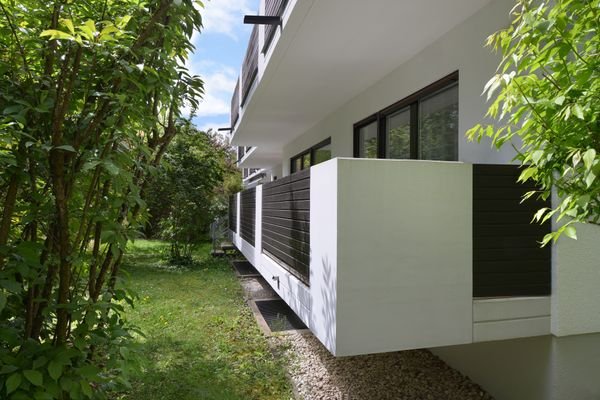 Balkon mit Blick ins Grüne
