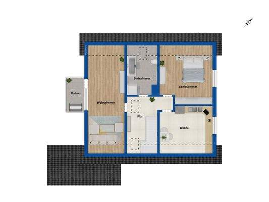 Grundriss Dachgeschoss