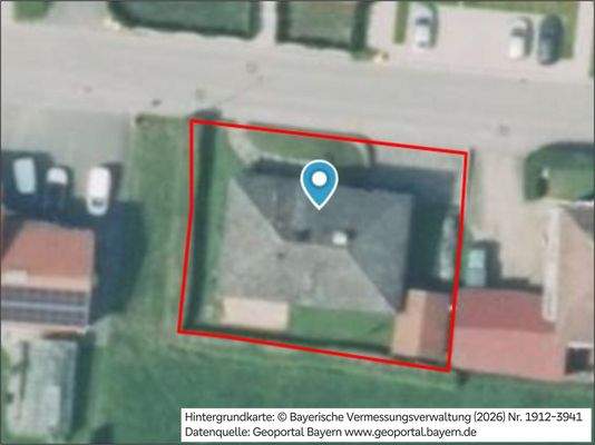 Luftbild mit Grenzen