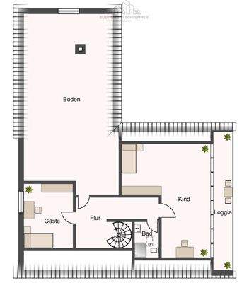 Grundriss Dachgeschoss