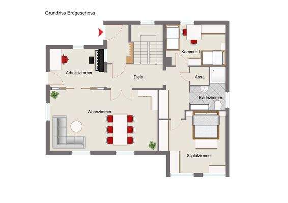 Grundriss Erdgeschoss