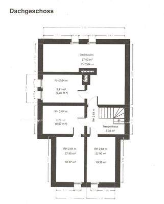 Grundriss Dachgeschoss