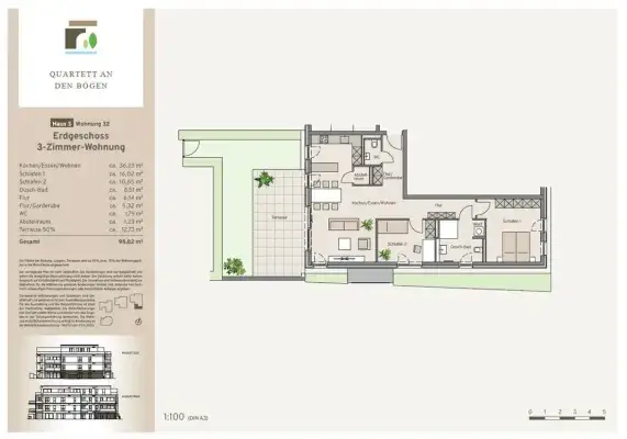 Haus 3 - Wohnung 32 - Kaufpreis 459.900 €