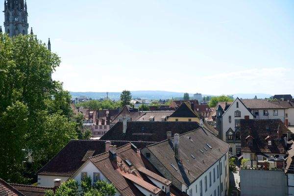 Dachterrasse Blick West