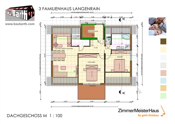 Grundriss Wohnung W3