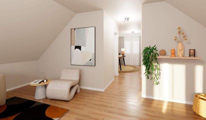 Flexible Nutzungsmöglichkeiten im Dachgeschoss