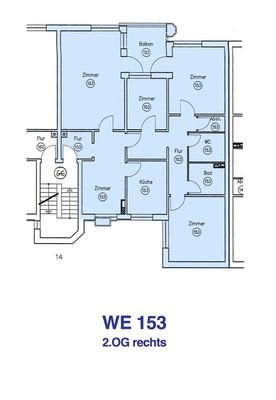 Grundriss WE 153