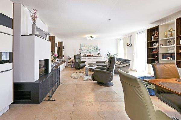 Blick ins Wohnzimmer