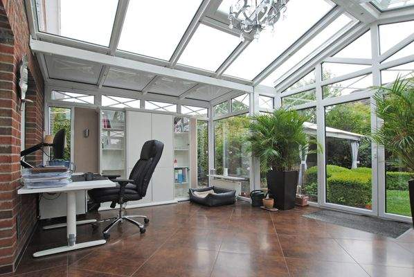 Wintergarten mit Fußbodenheizung 