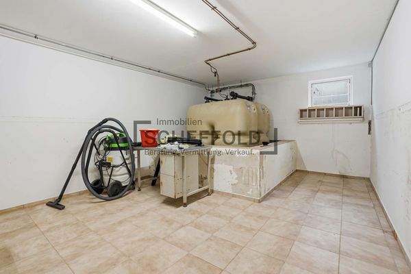 Heizraum und Öllager