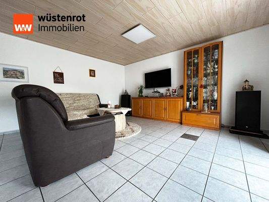 Einliegerwohnung: Wohn- und Esszimmer...der Wohnbereich