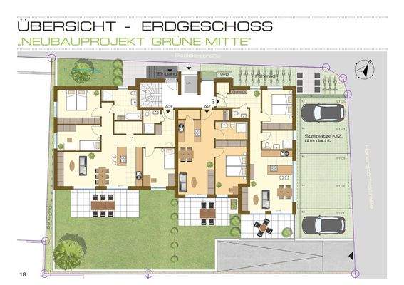Übersicht Grundriss Erdgeschoss