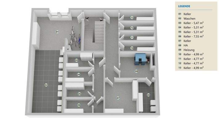 Grundriss Keller
