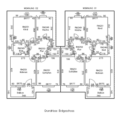 Grundriss Vorderhaus EG