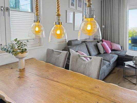 Blick in den wohn - Essbereich 