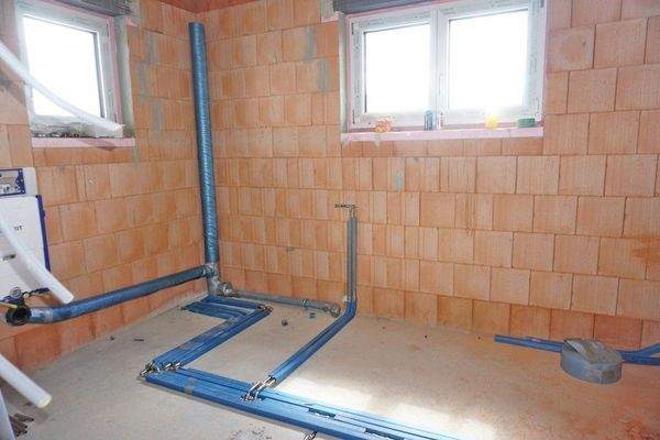 Hier entsteht das Bad