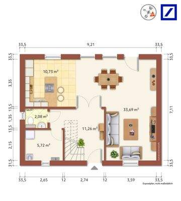 Grundriss Erdgeschoss