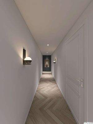 1. OG Flur Beispiel nach Renovierung