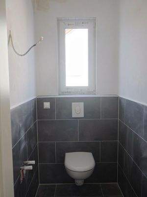 Gäste WC  im Bau