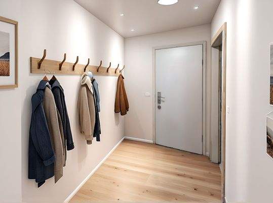Bild visualisiert - Flur mit Garderobe