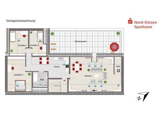 Grundriss Dachgeschoss