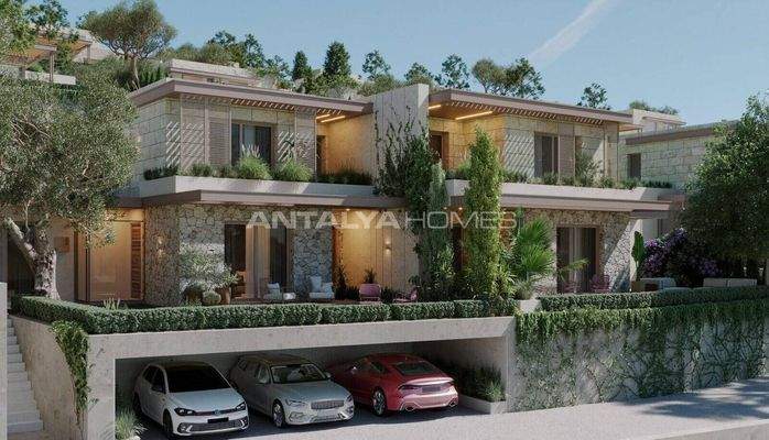 Real Estate with Sea Views and Gardens in Bodrum Konacık